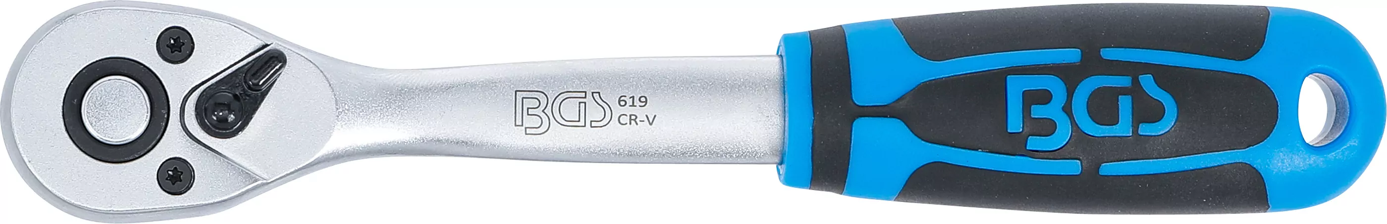 Umschaltknarre | feinverzahnt | Abtrieb Außenvierkant 10 mm (3/8")