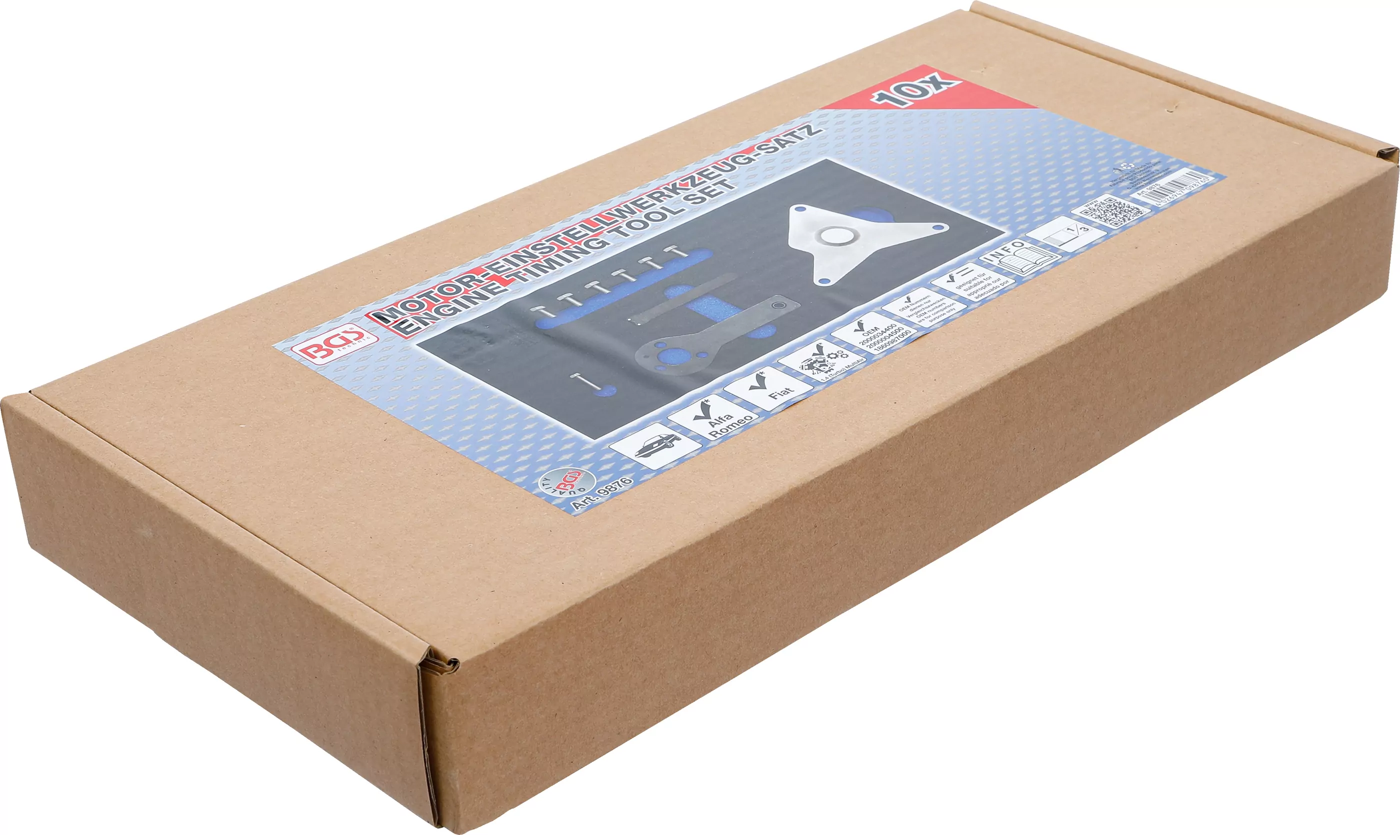 Werkstattwageneinlage 1/3: Motor-Einstellwerkzeug-Satz | für Alfa Romeo, Fiat 1.4 MultiAir