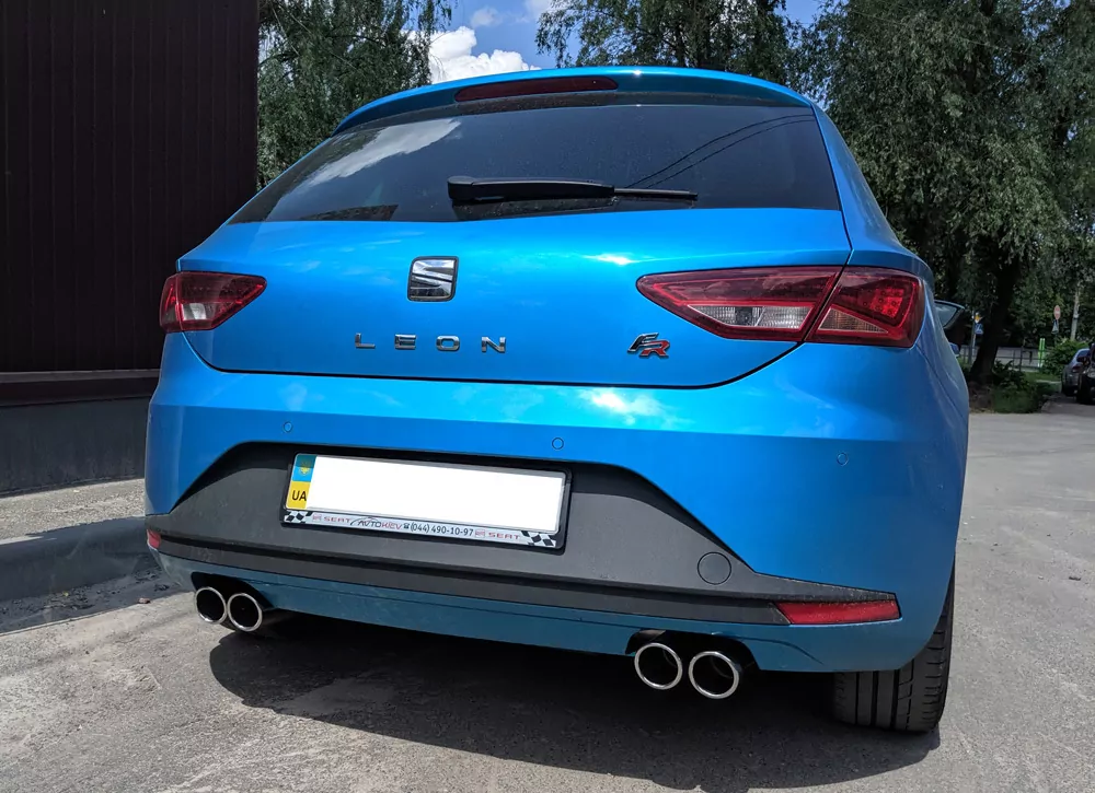 Seat Leon 5F - Einzelradaufhängung  Endschalldämpfer Ausgang rechts/links - 2x80 Typ 16 rechts/links