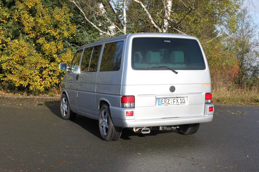 VW T4 - Frontantrieb - Bus/ Transporter/ Multivan/ Caravelle  Endschalldämpfer - 160x80 Typ 53