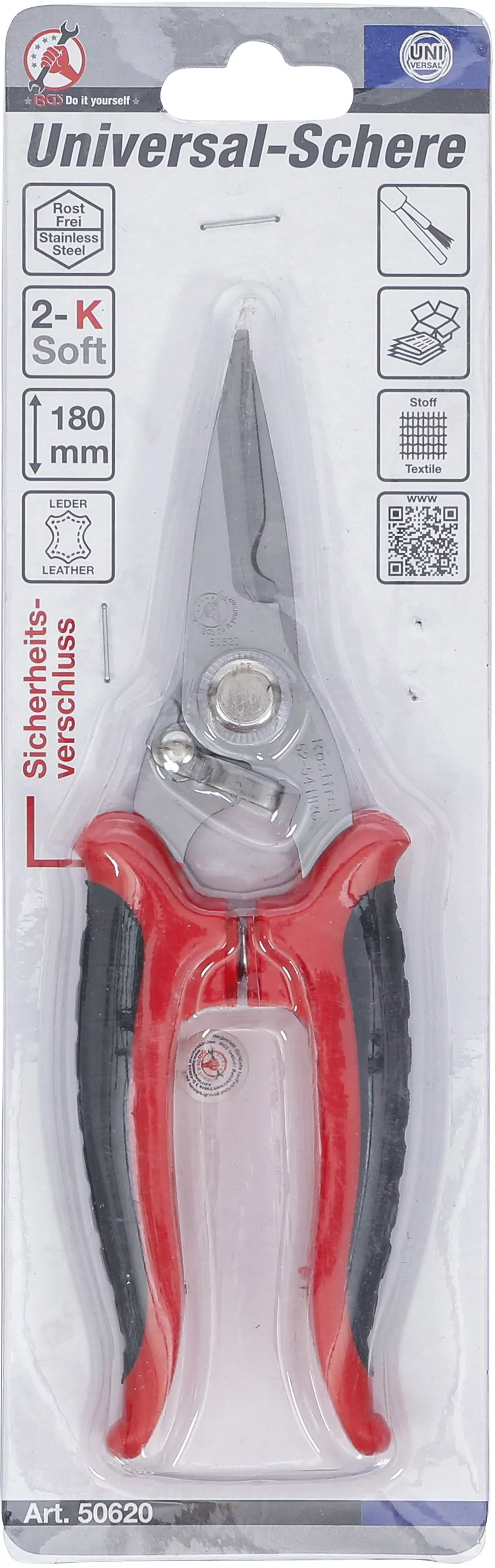 Universal-Schere | Edelstahl | 180 mm