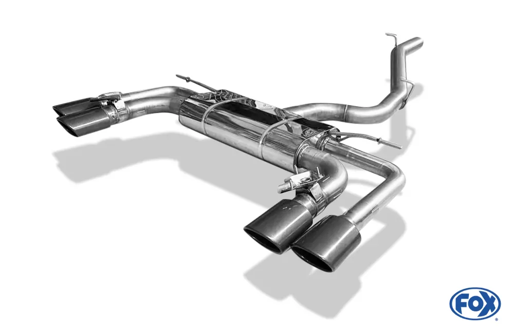 Cupra Ateca/ Seat Ateca Cupra 4x4 - 5FP  Halbanlage ab Kat - 2x106x71 Typ 32 rechts/links Anthrazit - mit 2 elektronischen Klappen
