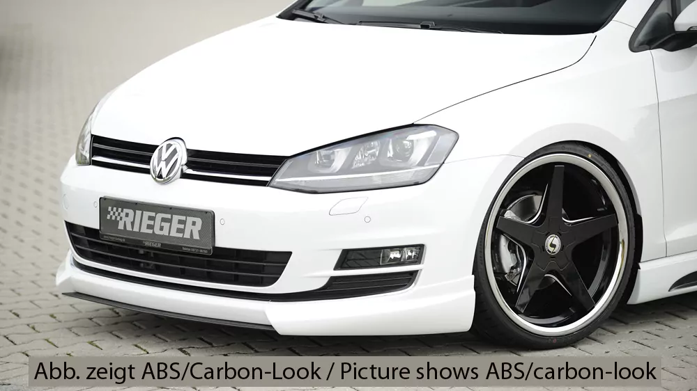 Rieger Spoilerschwert für VW Golf 7 | 5-tür. 10.12-12.16 (bis Facelift) für Spoilerlippe 59550 / 59551