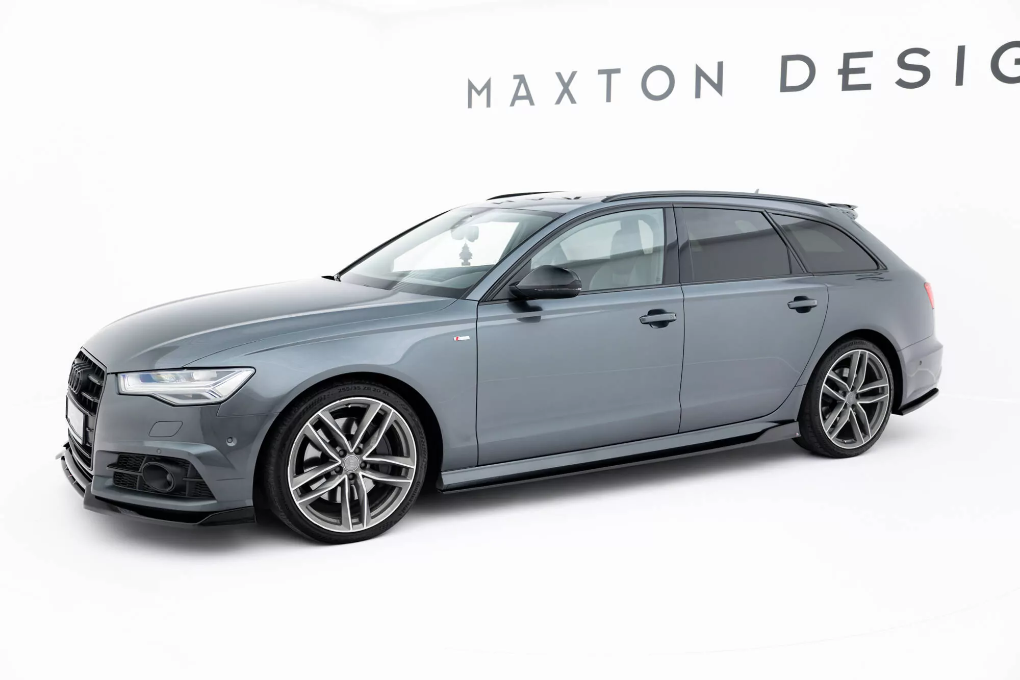 Seitenschweller Ansatz Für V.2 Für Audi A6 / A6 C7 S-line/ S6 C7 Facelift Schwarz Hochglanz