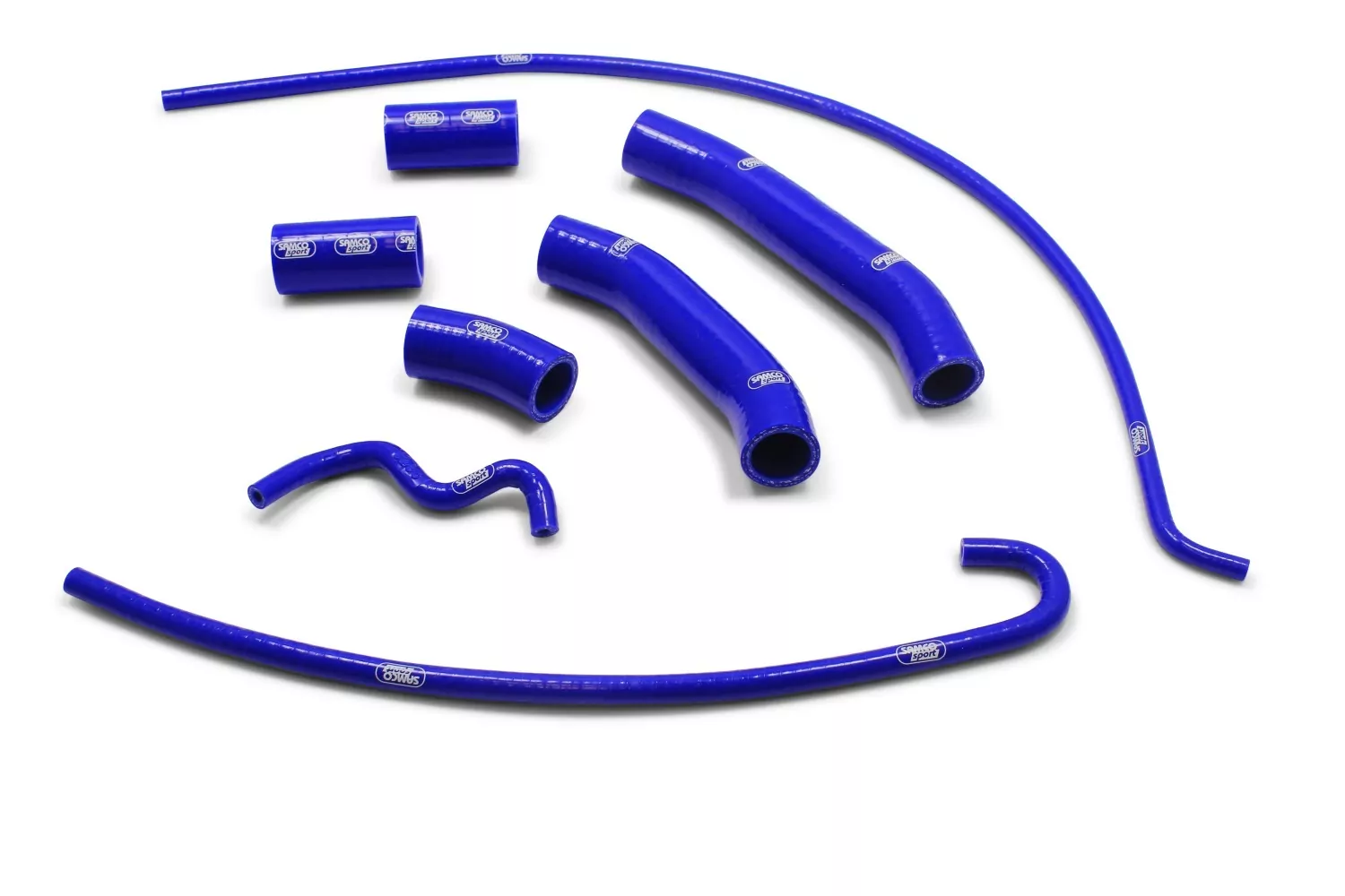 SAMCO SPORT Siliconschlauch Kit blau für Kawasaki Ninja H2 R Carbon Modelljahr 2015-2021