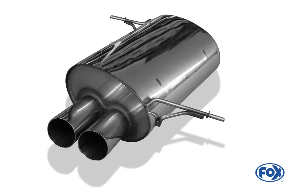 BMW E36 316i/318Ti Compact  Endschalldämpfer - 2x80 Typ 10