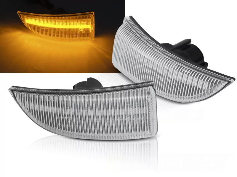 Indicator In The Mirror White Led Seq Fits Renault Scenic Iii / Megane Iii