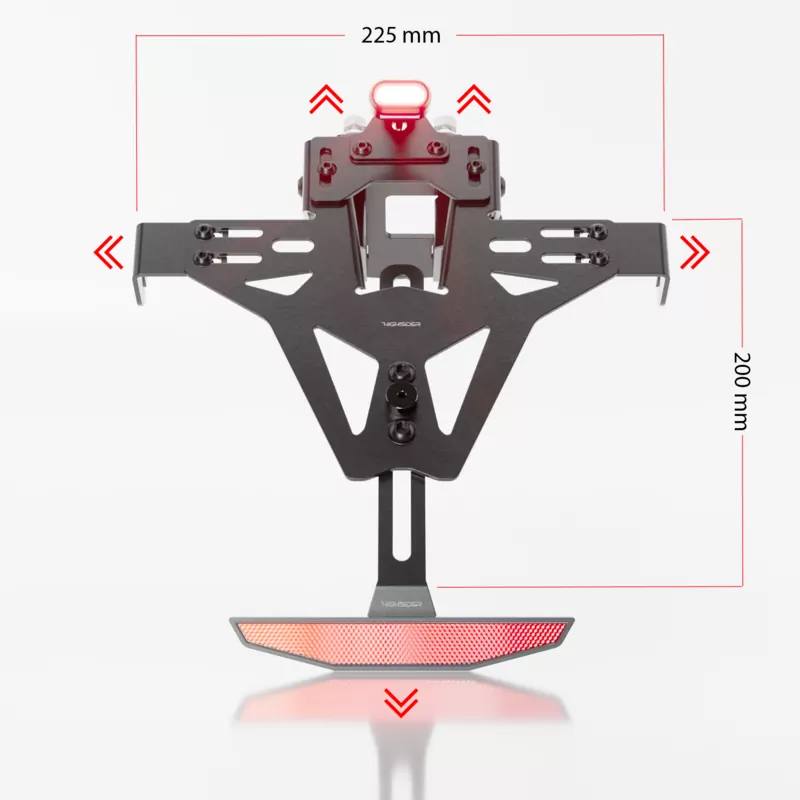 HIGHSIDER pro License Plate Holder Akron-RS Pro