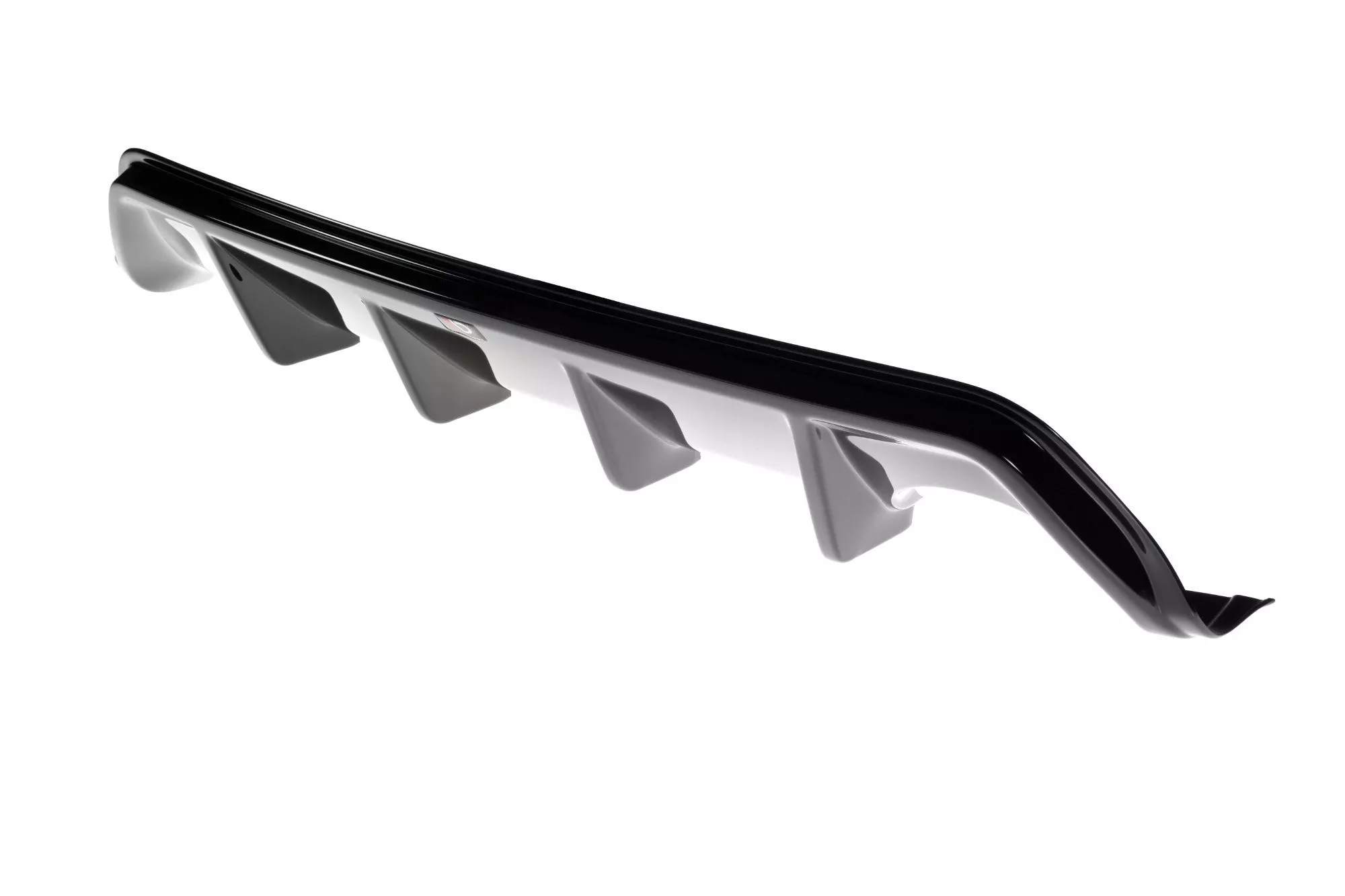 Diffusor Heck Ansatz Passend Für Passend Für FORD FIESTA MK6 ST  Schwarz Hochglanz Schwarz Hochglanz