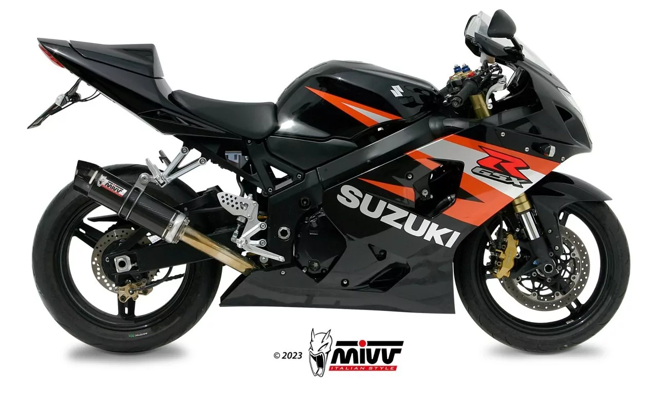 MIVV GP-C Carbon Mit Carbonendkappe SUZUKI GSX-R 600 2004 > 2005