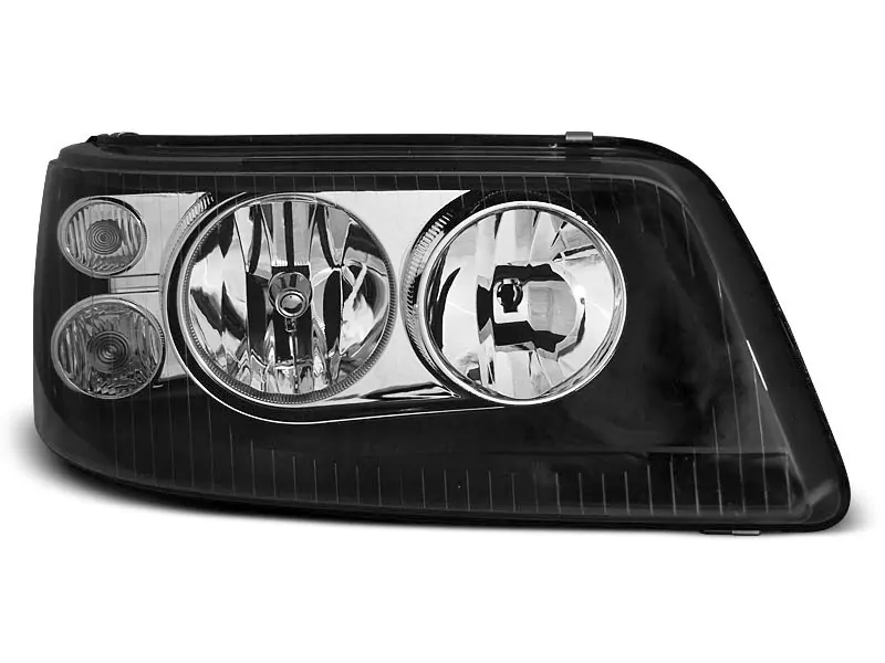 HEADLIGHTS BLACK fits VW T5 04.03-08.09