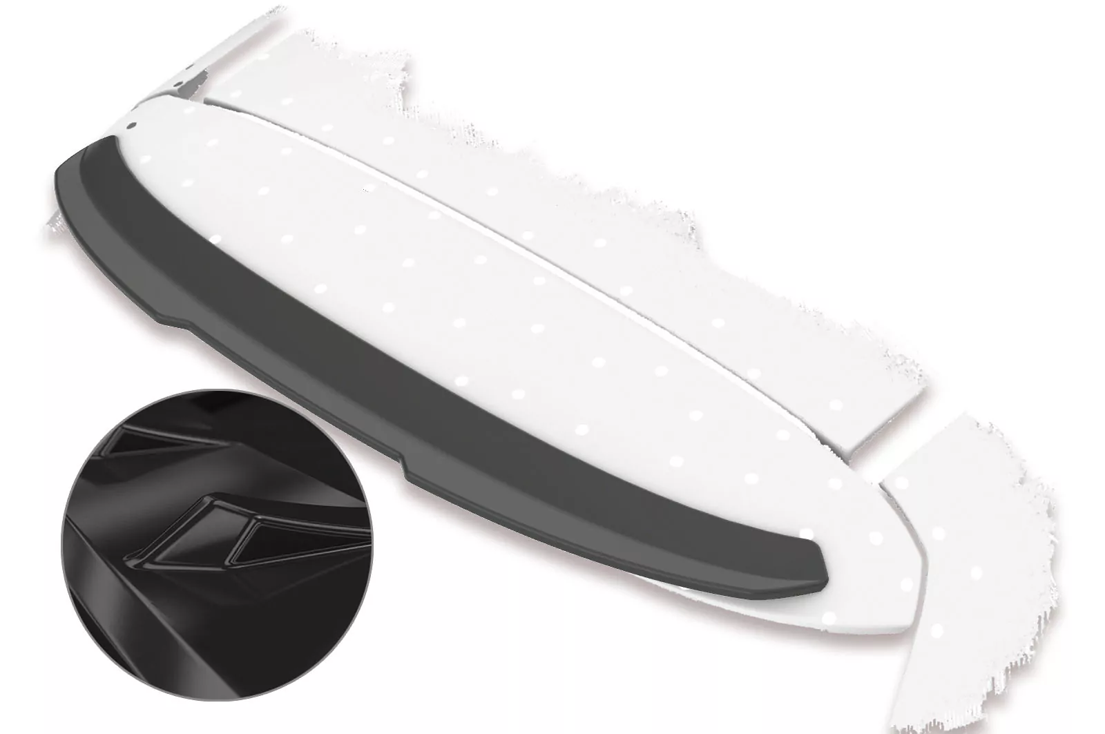 Heckflügel mit ABE für Ford Focus MK3 Turnier Glossy (schwarz hochglanz)