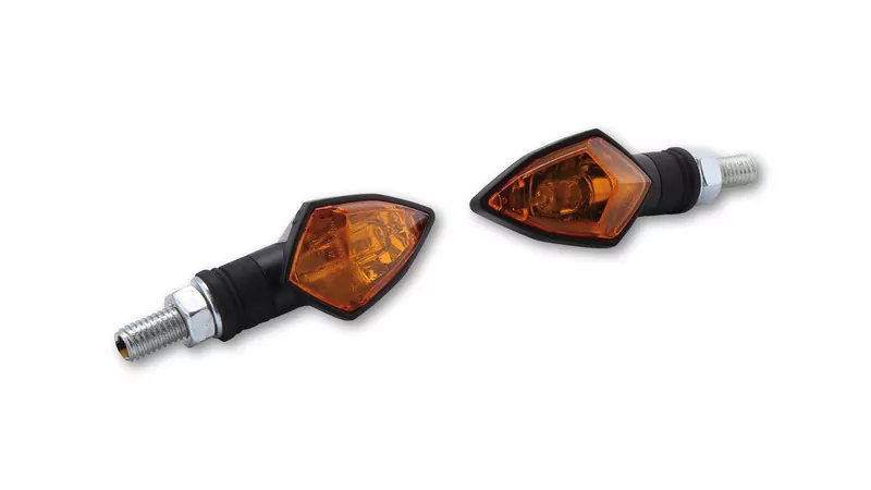 SHIN YO Mini Blinker ROCK, schwarz E-geprüft