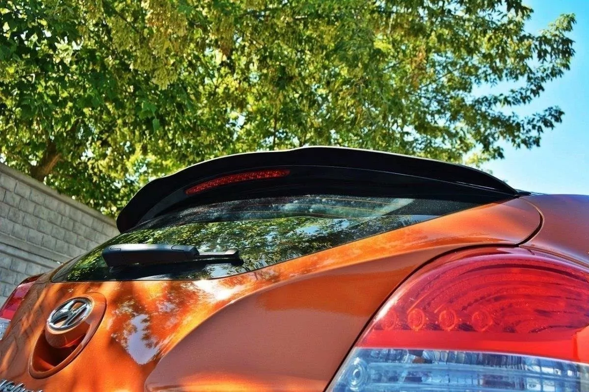 Spoiler CAP Passend Für Passend Für Hyundai Veloster Schwarz Hochglanz Schwarz Hochglanz