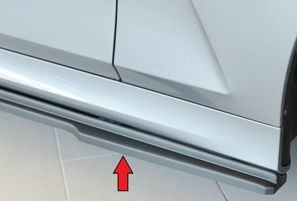 Rieger Seitenschweller rechts ansatz matt schwarz für BMW 3er G21  (G3K) Touring 07.22- (ab Facelift) LCI