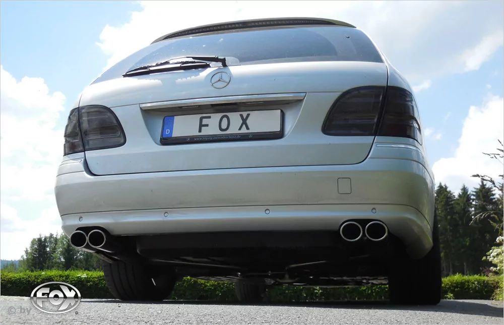 Mercedes E-Klasse S211 Kombi  Endschalldämpfer rechts/links - 2x88x74 Typ 32 rechts/links