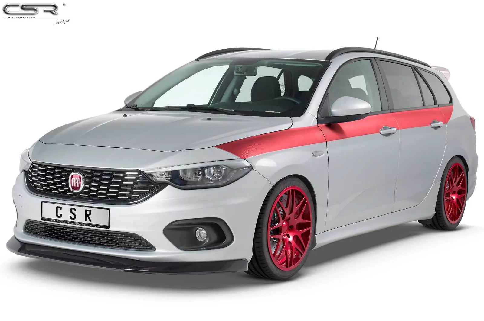 Cup-Spoilerlippe mit ABE für Fiat Tipo (Typ 356) CSL344-M Carbon Look (matt)