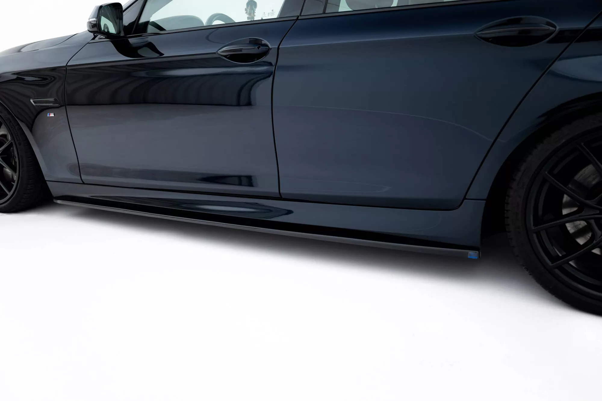 Seitenschweller Ansatz Für V.2 Für BMW 5er F10/F11 M-Paket / M5 Schwarz Hochglanz