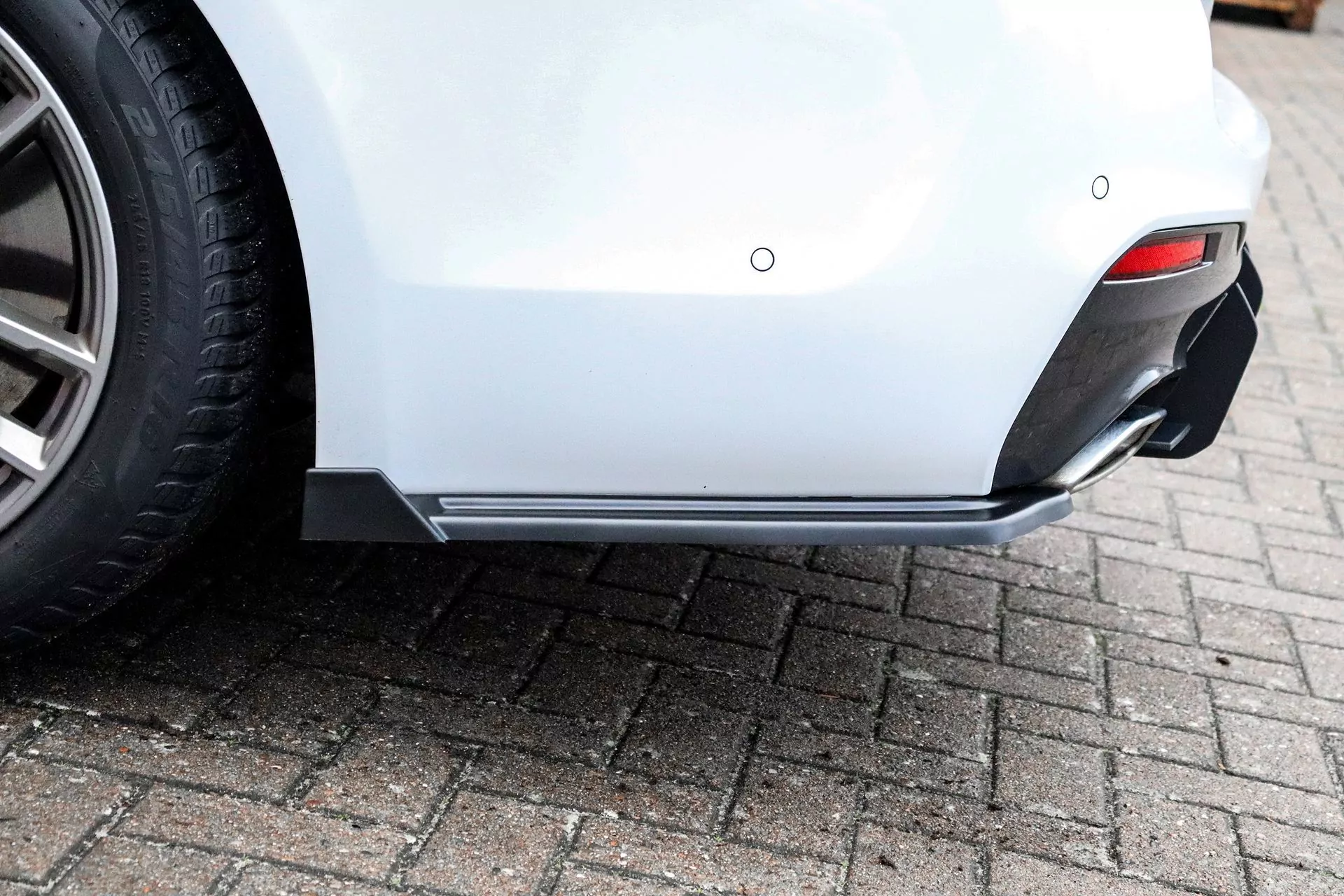 Heckansatz Seitenteile mit Wings aus ABS für BMW 5er G30 G31 mit M-Paket