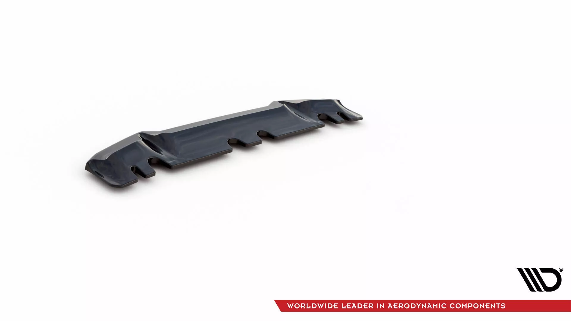 Mittlerer Diffusor Heck Ansatz Für BMW M8  Gran Coupe F93 / Coupe F92 Schwarz Hochglanz