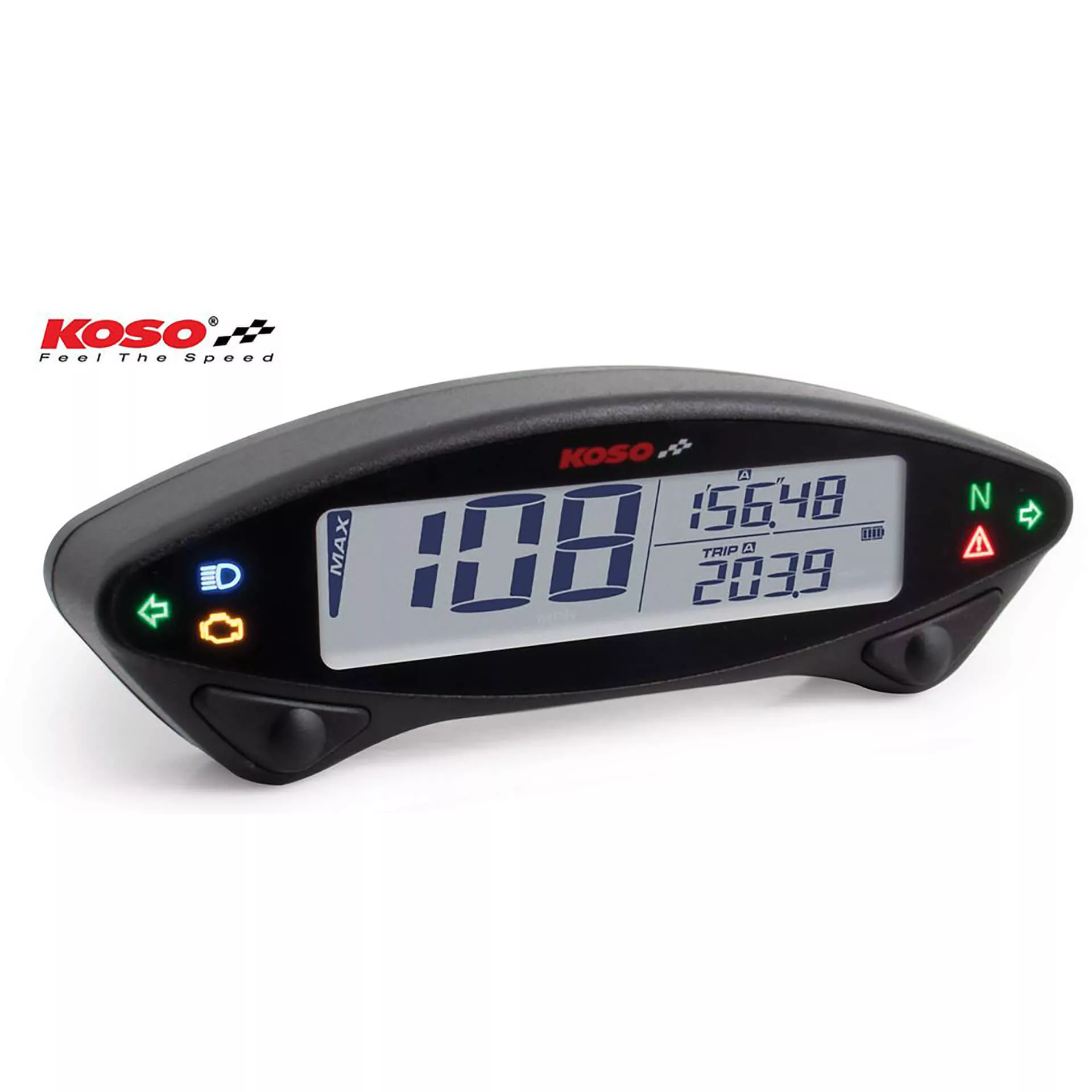 KOSO Digitaler Tachometer, DB EX-02 mit ABE