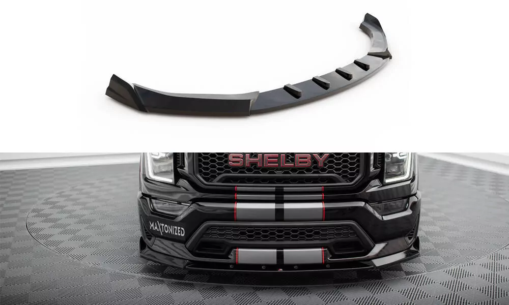 Front Ansatz Für Shelby F150 Super Snake Schwarz Hochglanz