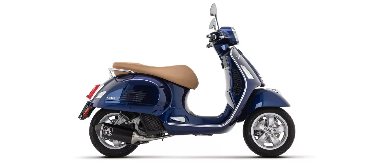 Arrow Urban Aluminium Schwarz PIAGGIO VESPA GTS 125 21-23