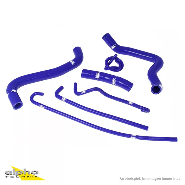 SAMCO SPORT Siliconschlauch Kit blau für Suzuki GSXR1000 Modelljahr 2005-2006