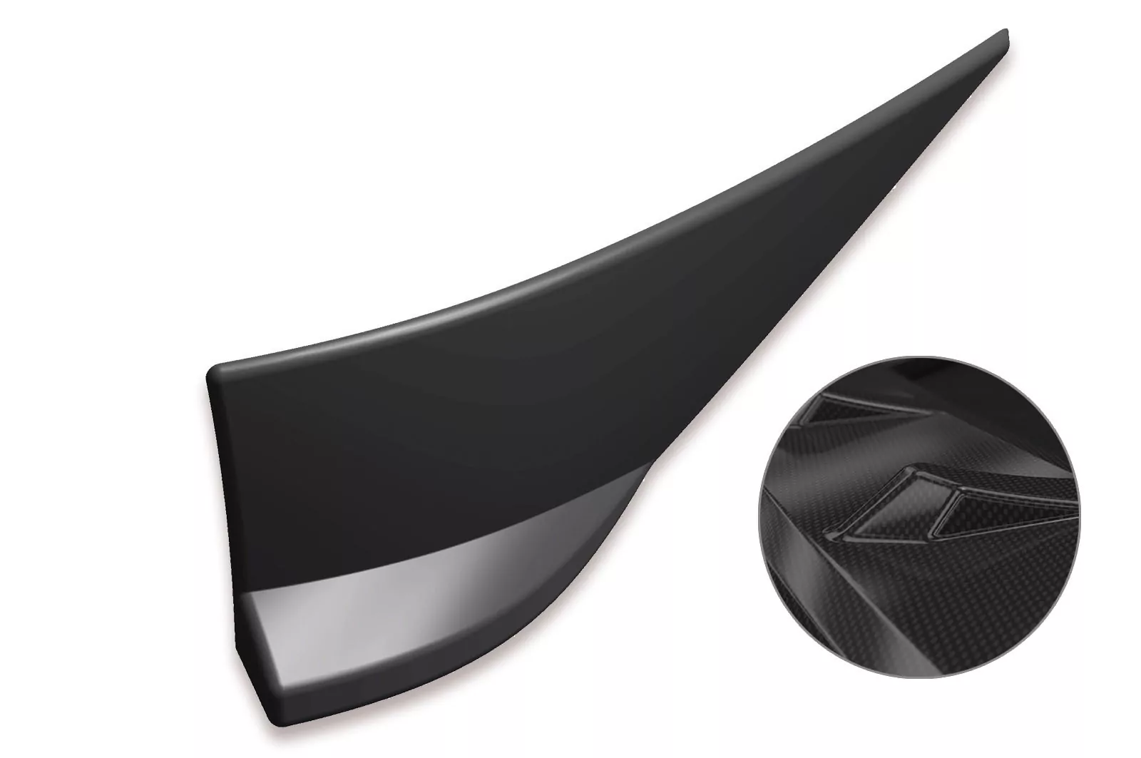 Heckansatz für VW Golf 7 Basis HA235-C Carbon Look Hochglanz