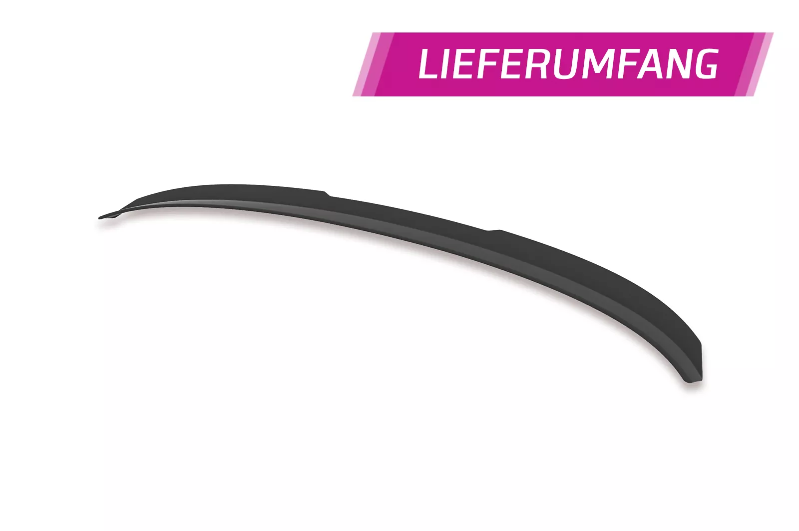 Heckflügel mit ABE für Opel Astra K Sports Tourer HF654 Strukturiert (schwarz matt)