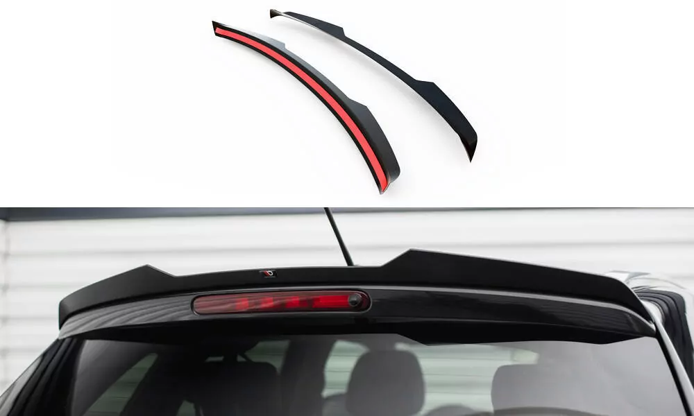 Spoiler CAP Für Suzuki Vitara S Mk2 Schwarz Hochglanz
