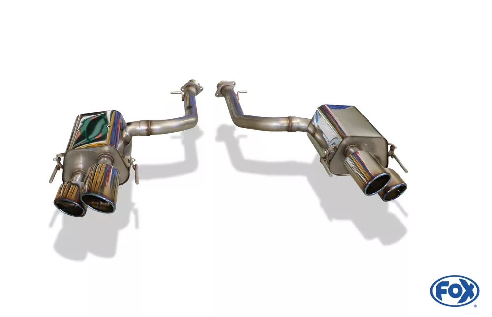 Lexus RC F  Endschalldämpfer rechts/links - 2x115x85 Typ 38 rechts/links Colour (Rand eingefärbt)