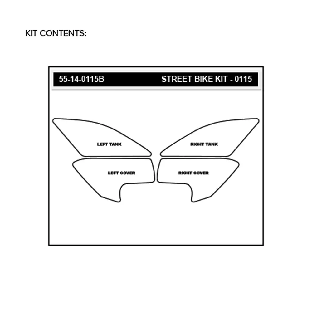 Stompgrip Traction Pad Icon für BMW S 1000 XR 14-19 Schwarz