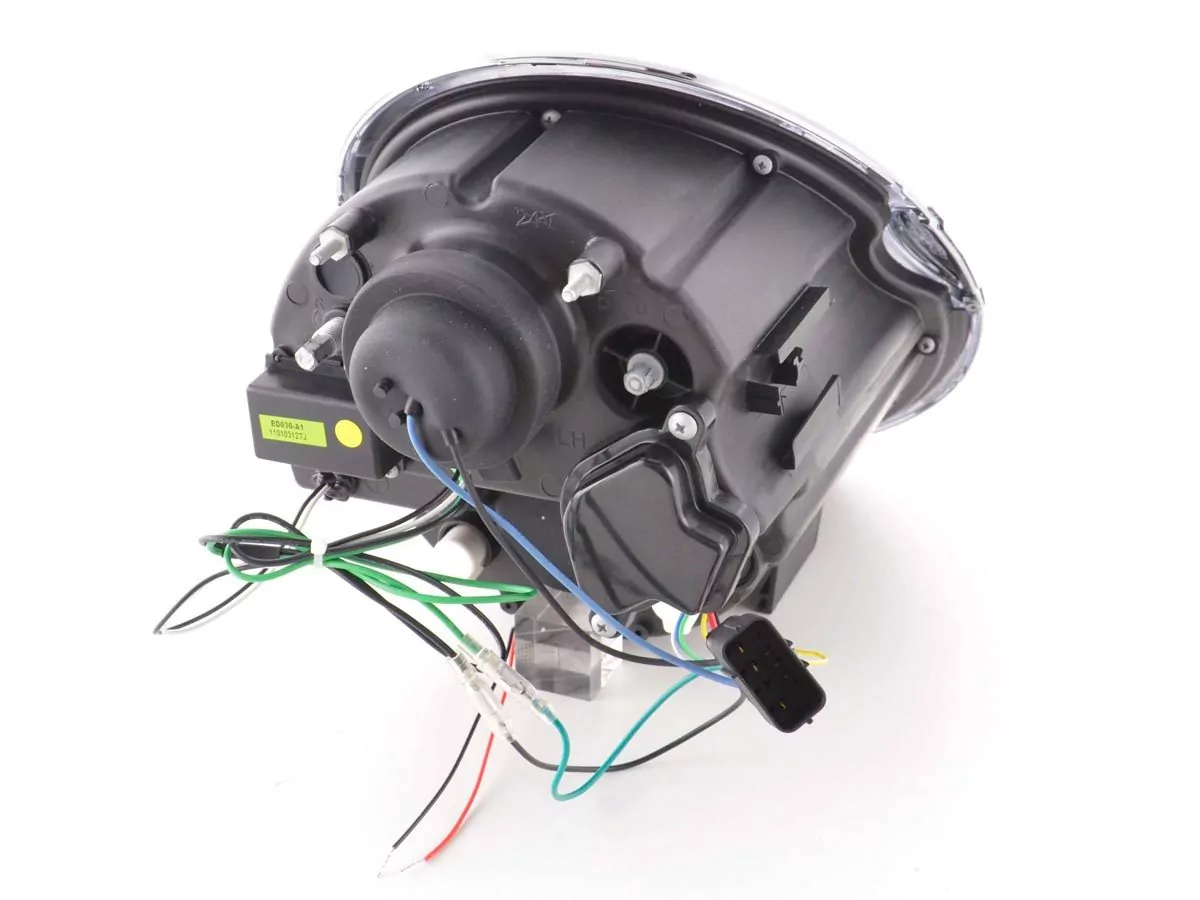Scheinwerfer Set Daylight LED TFL-Optik Mini Cooper Typ R50 Bj. 01-06 chrom