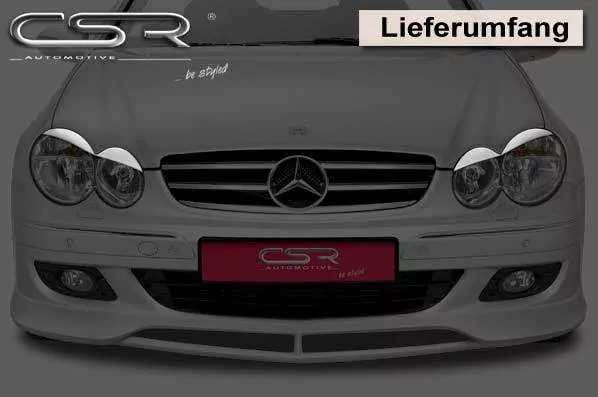 Scheinwerferblenden für Mercedes Benz CLK 209 SB206