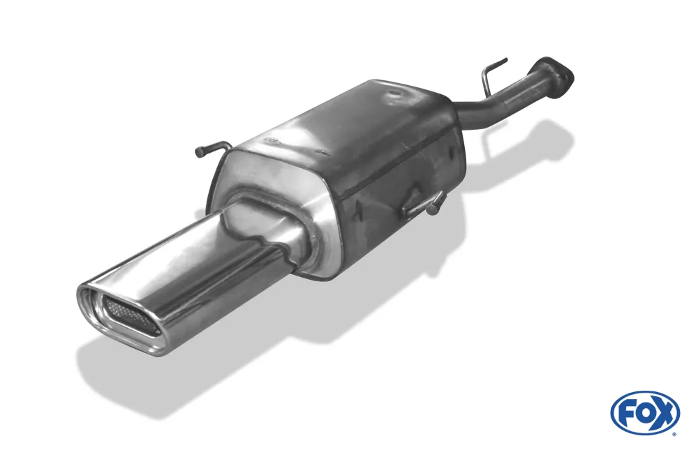 Opel Astra G Coupe  Endschalldämpfer einflutig passend auf original VSD - 135x80 Typ 53