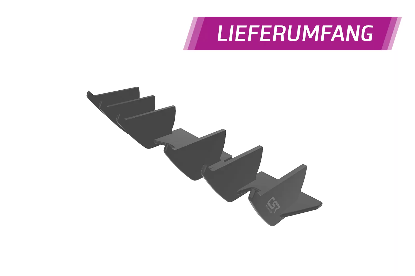 Racing Diffusor / Heckansatz für VW Passat B7 (Typ 3C) Variant HA353