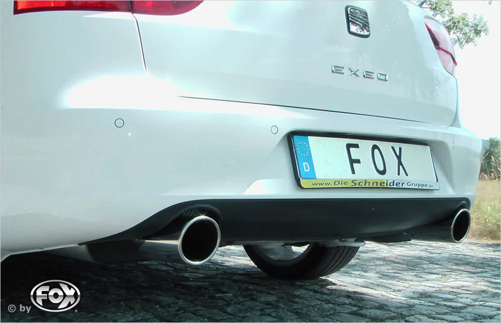 Seat Exeo 3R/ 3R ST - 2,0l TFSI  Endschalldämpfer rechts/links einflutig - 1x90 Typ 16 rechts/links