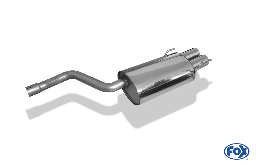 Mercedes C-Klasse W202/ S202  Endschalldämpfer Eingang 61mm - 2x80 Typ 13