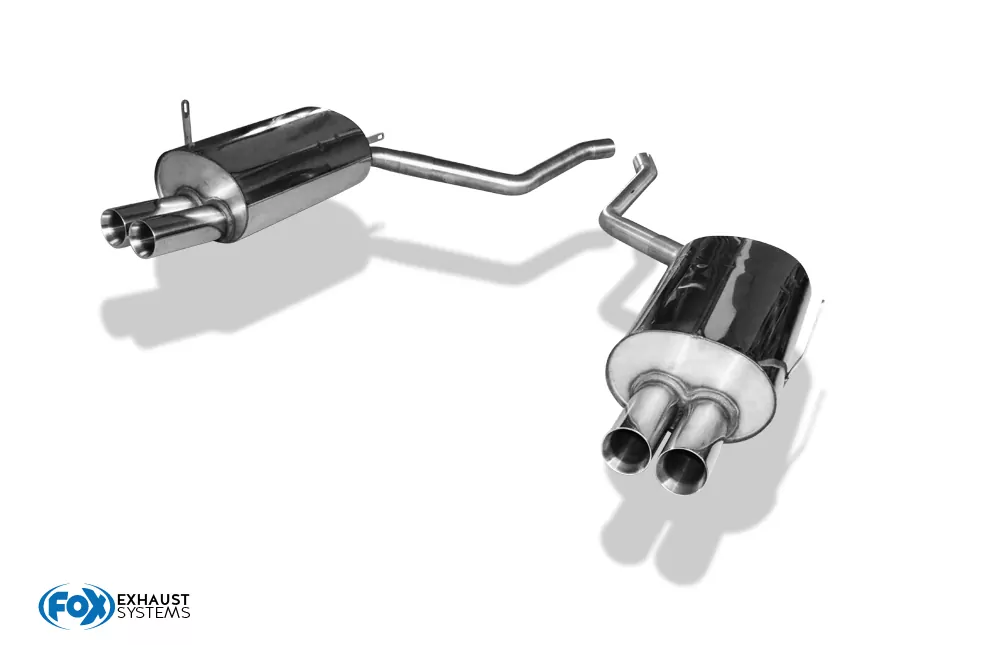 BMW E38 730i/ 735i/ 740i - Ohne Stoßstangenausschnitt  Endschalldämpfer rechts/links - 2x76 Typ 25 rechts/links