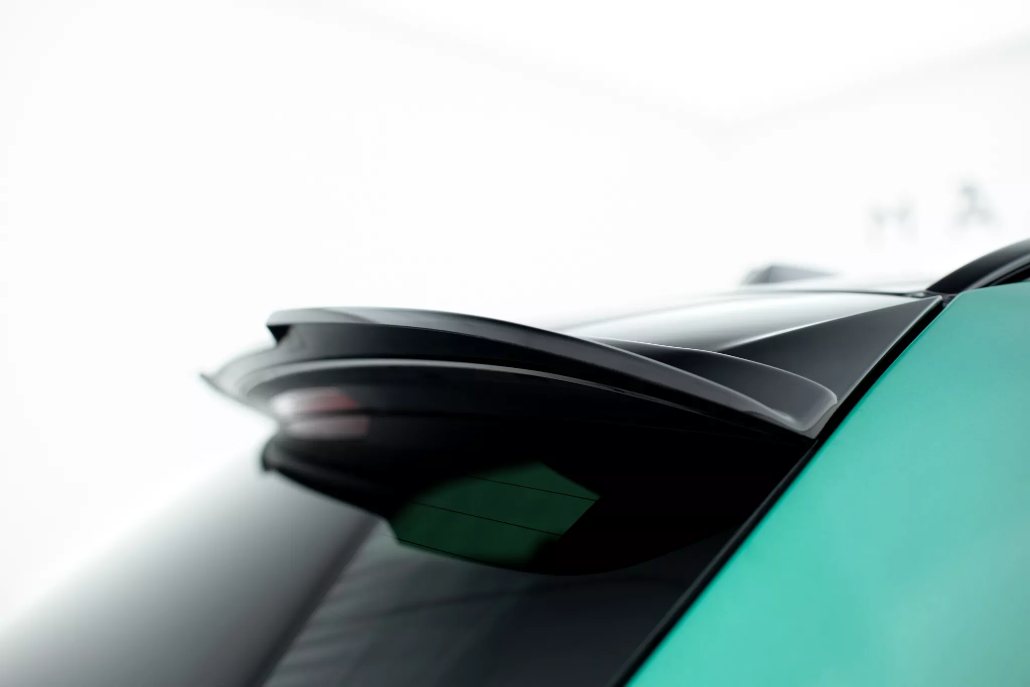 Spoiler CAP Für BMW 3er Standard / M340 / M-Paket / M3 Touring G21 / G81 Schwarz Hochglanz