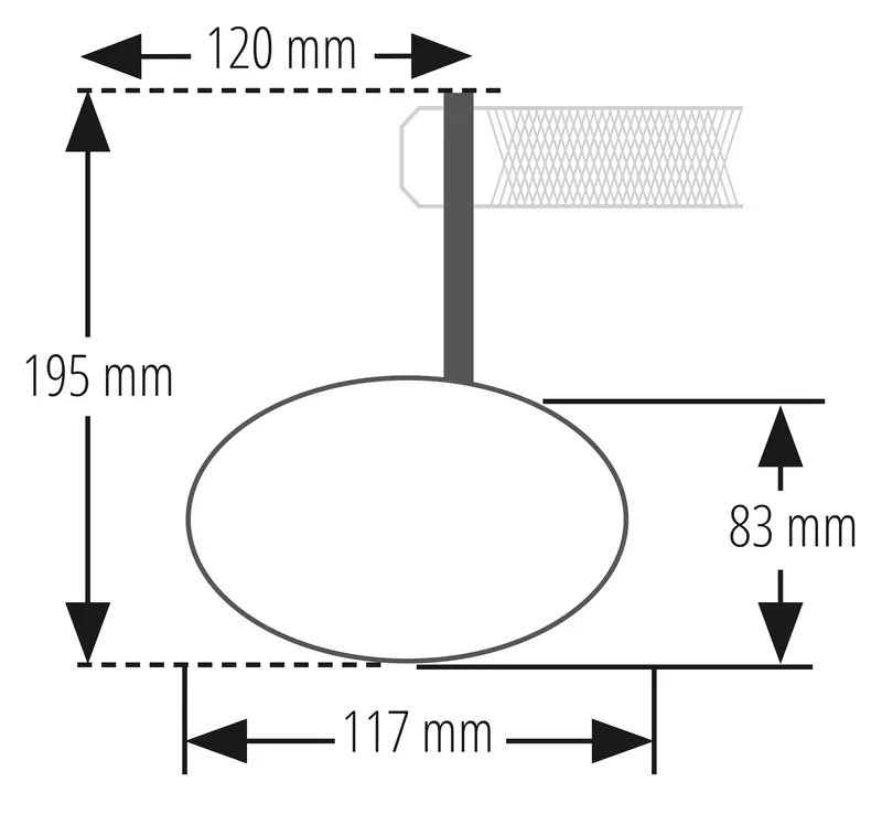 HIGHSIDER pro Lenkerendenspiegel Victory-X RIM Schwarz Mit LED Blinker (1Stck.)