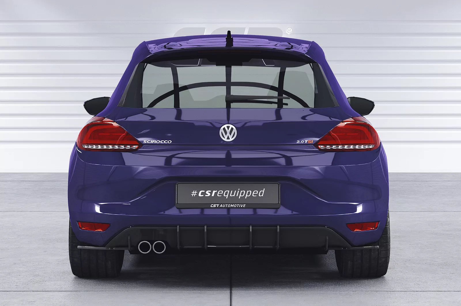 Racing Diffusor / Heckansatz für VW Scirocco 3 HA349