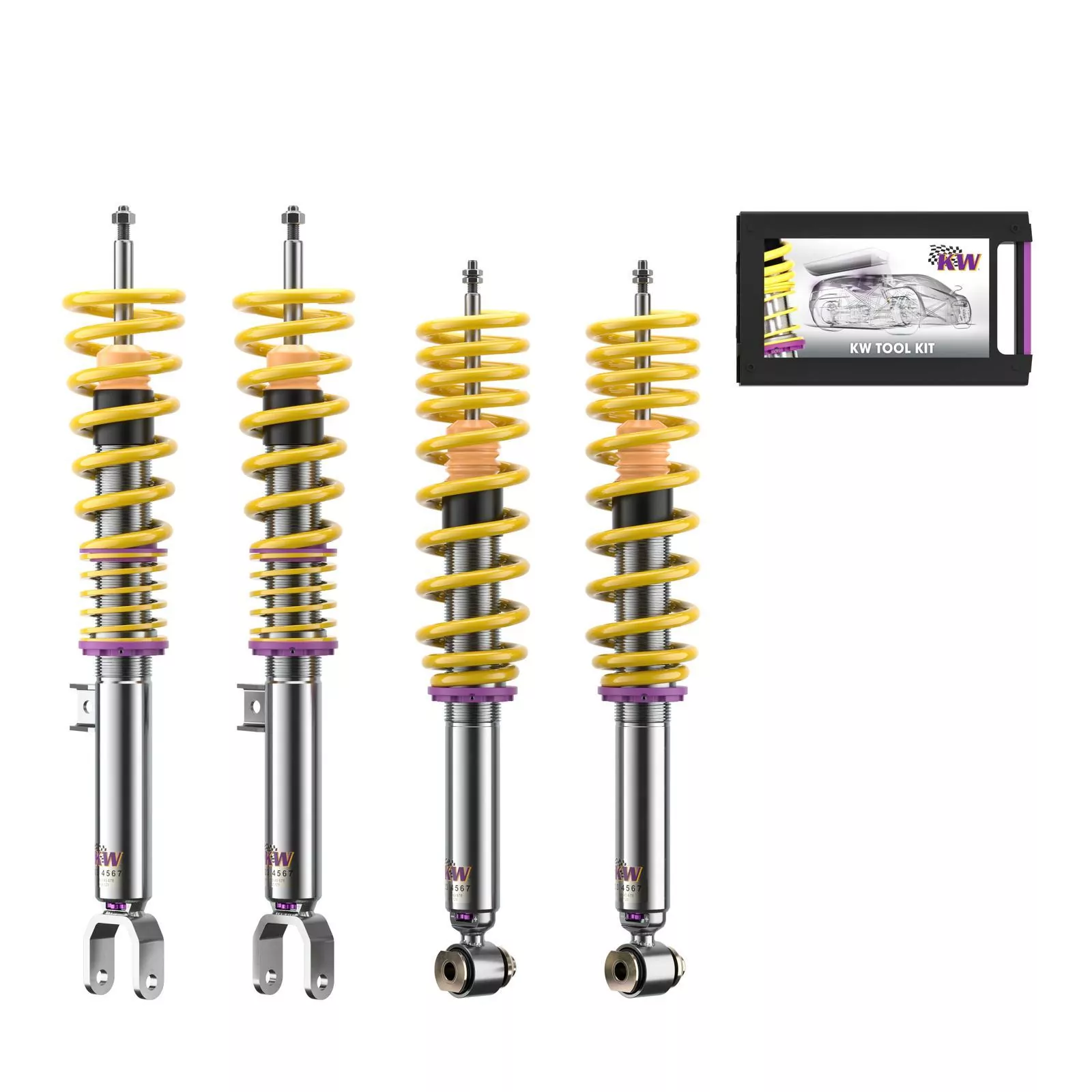 KW Gewindefahrwerk V3 inox (inkl. Stilllegung f. elektr. Dämpfer) BMW 5er (G30, F90) F5LM, G5L 09/2016-