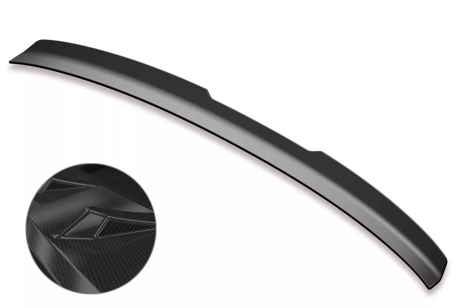 Heckflügel mit ABE für VW Polo V (Typ 6R, 6C) HF614-C Carbon Look Hochglanz