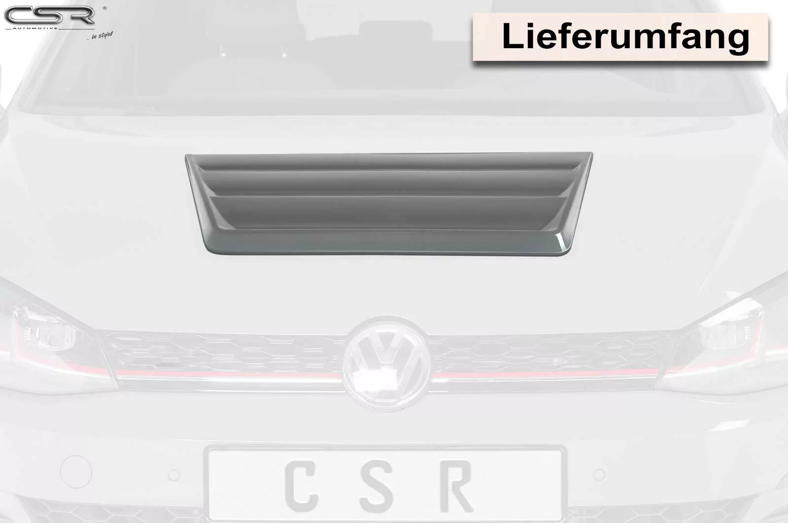 Lufthutze Lufteinlass Motorhaube für VW Golf VII LF009