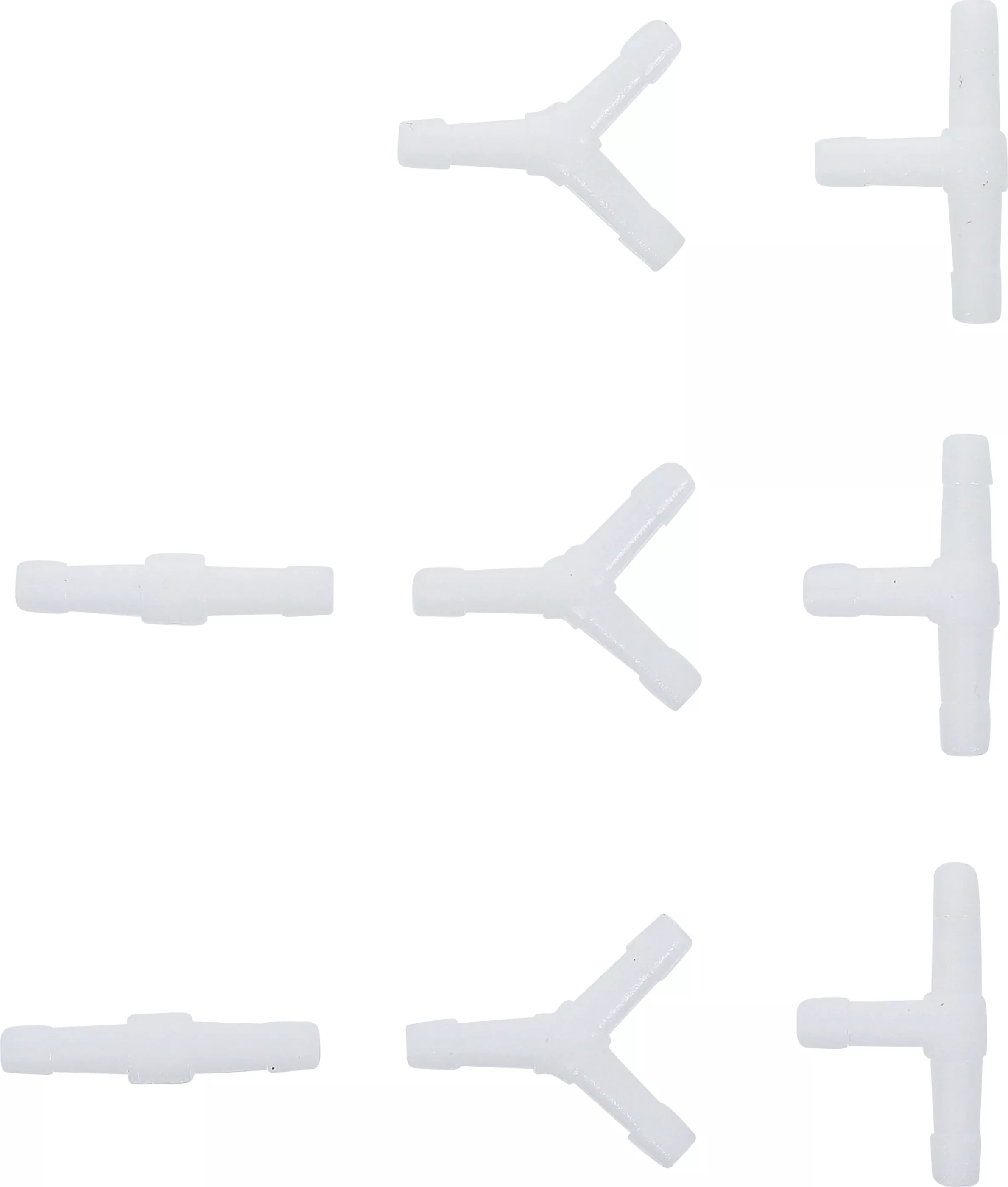 Schlauchverbinder-Sortimente | kraftstoffbeständig | 3 mm | 8 tlg.