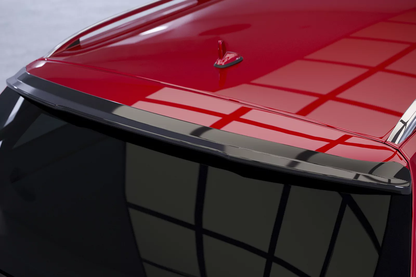 Heckflügel mit ABE für Mercedes Benz E-Klasse S212 T-Modell HF016 Schwarz Strukturiert