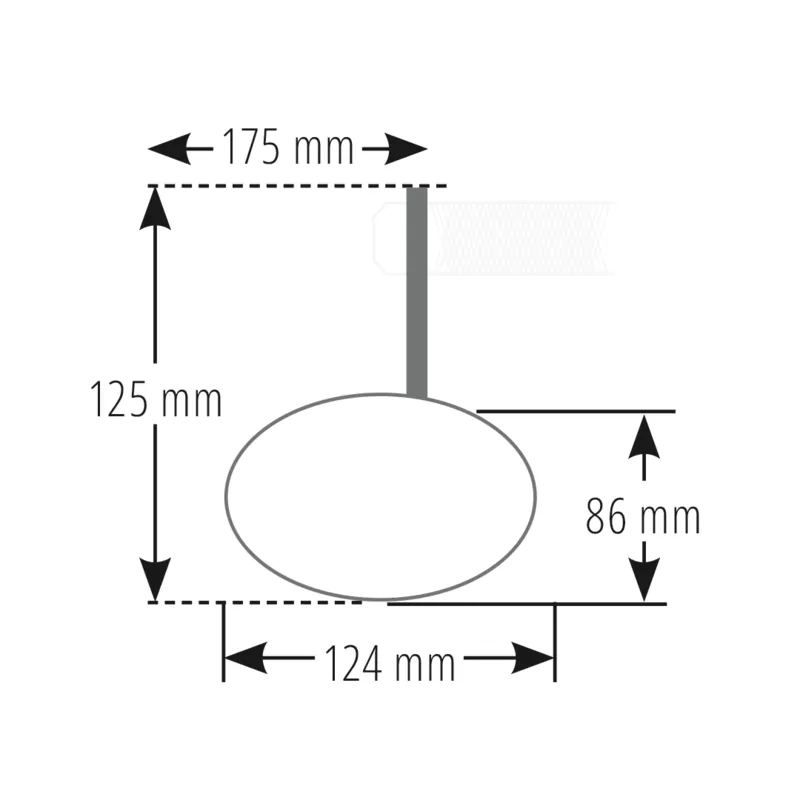HIGHSIDER pro Lenkerendenspiegel Wave Schwarz/Schwarz (Paar)