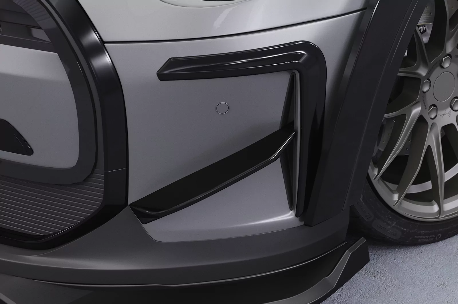 Performance Flaps für Mini F55 / F56 / F57 FP022 Schwarz Strukturiert